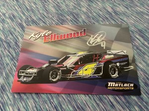 Kyle Ellwood autographed Sk Modified Racing Hero Card