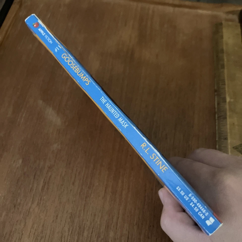 Goosebumps Book The Haunted Mask # 11 By R.L. Stine 1st Scholastic Printing - Image 2 of 4