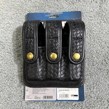 Bianchi Slimline Triple Mag Pouch 25412 #7945 Basketweave Size 2