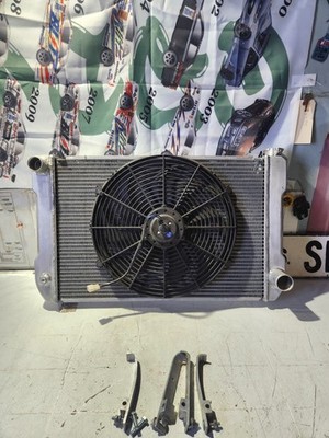 3 Row Aluminum Radiator For 1963-1968 Chevrolets Custom mounts 16'' Fan