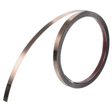 Flexible Molding Trim Self Adhesive 16.4Ft x 0.4in Wall Trim Edge Rose Gold