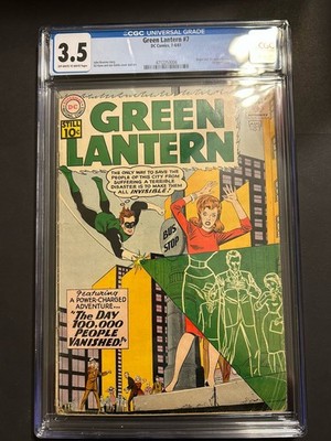 Green Lantern 7 1961 DC Comics CGC VG- 3.5 1st App Sinestro Carol Ferris