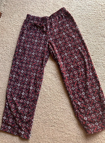 Cabernet Petites Pajamas Women's PS Holiday Tile Lounging Pants-Free Ship-Used