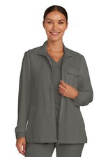 Healing Hands Scrubs HH QUEST Women's Zip Front Utility Jacket HH360 PWTN Pewter
