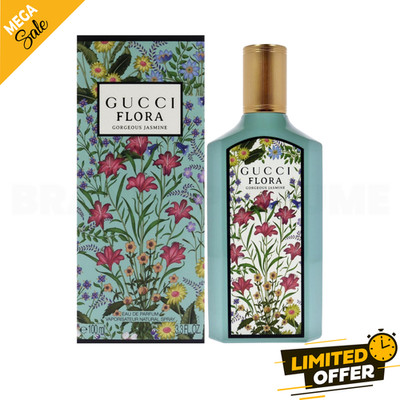 FLORA GORGEOUS JASMINE BY GUCCI 3.4 FL.OZ. EDP SPRAY FOR WOMEN