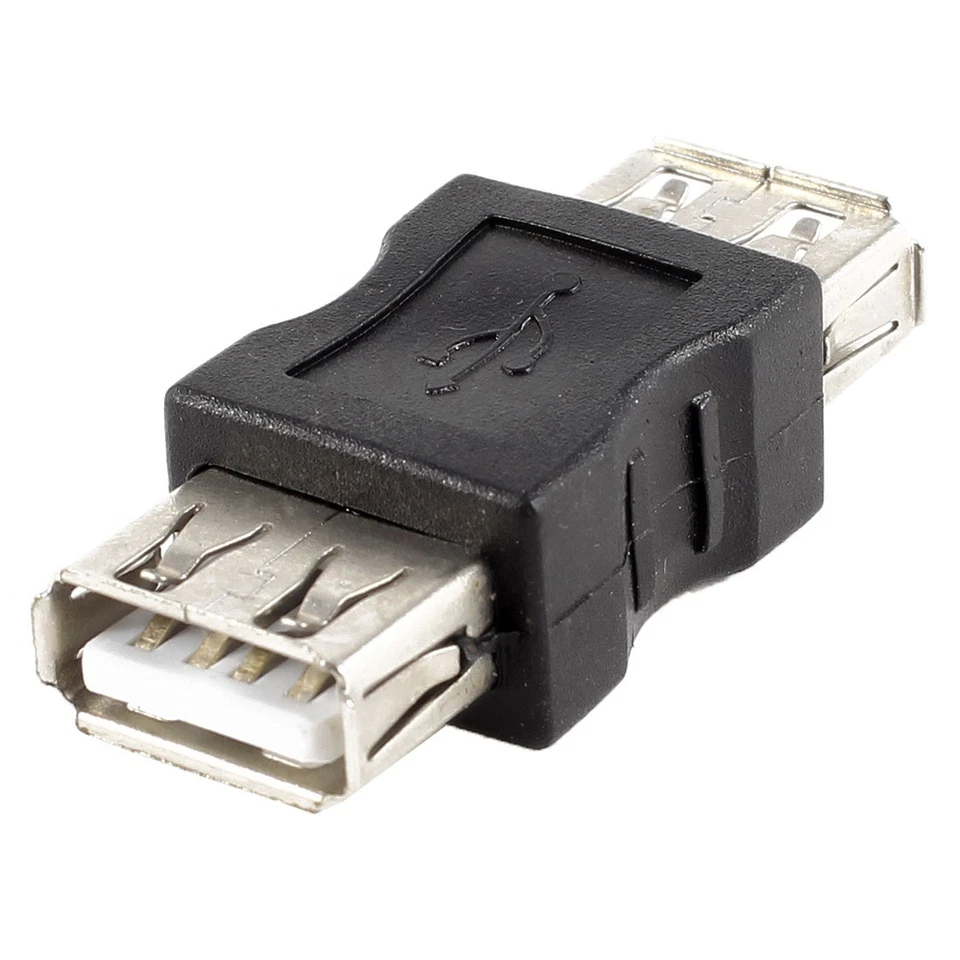 UXCELL Câble Usb 2.0 Type A Femelle Vers Femelle F/F Adaptateur Connecteur Noir