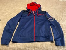 Buffalo Bills Blue  Red Hoodie Mens Large NFL Football Lightweight Zip Up