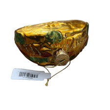 Gold Taco Plastic Christmas Ornament New 