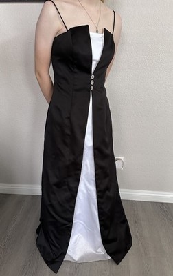 womens tuxedo dress formal gown Black Long Sleeve Taffeta Tuxedo Gown main image 1