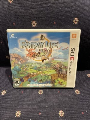 Fantasy Life (Nintendo 3DS, 2014) Complete Authentic Tested Fast Ship Rare