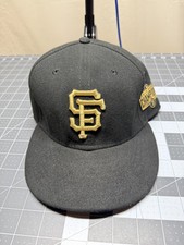 SF Giants Hat 2014 World Series New Era 59fifty Cap Size 7 3/8 Gold Logo RARE