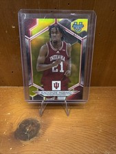 2023-24 Bowman Best University Mackenzie MgBako Yellow Refractor /75 Indiana