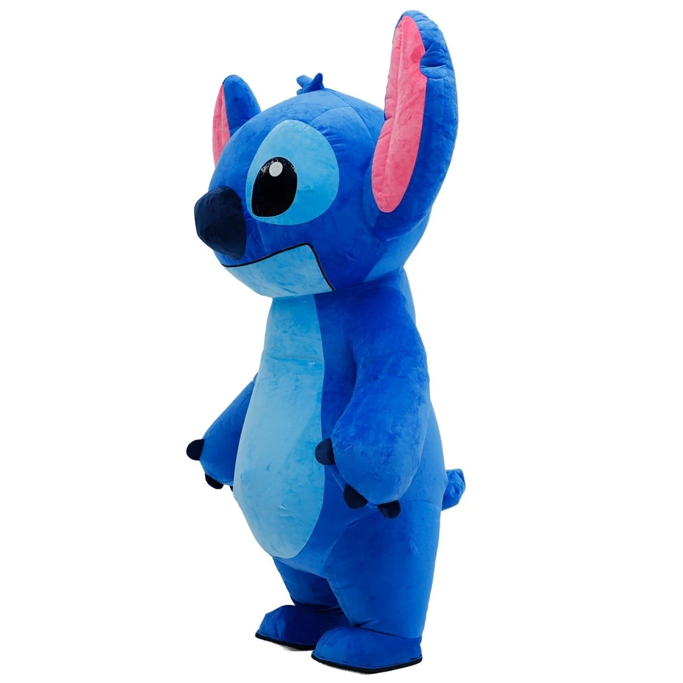 Inflatable Costume Stitch Mascot Plush Jumpsuit Halloween Cosplay Party Suit - Image 4 of 4