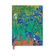 Paperblanks Van Gogh’s Irises Mini Lined Hardback Journal (Elastic Ba (Hardback)