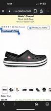 Image of BRAND NEW Crocs Unisex Adult Crocband Clog Unisex M10/W12 Black /White