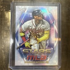 2023 Topps Chrome Stars of the MLB Ronald Acuna Jr. #SMLBC-3 Atlanta Braves