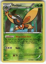 Mothim 4/124 XY - Fates Collide LP Pokemon Card TCG