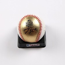 Jorge Soler Signed Baseball Gold Official 2021 World Series Atlanta Braves MVP