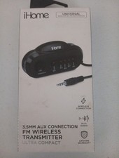 Ihome IHCA510B-OD  3.5mm Wireless Fm Transmitter
