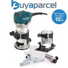 Makita RT0700CX4 240V 1/4" Router Laminate Trimmer with Guide and Bevel Base