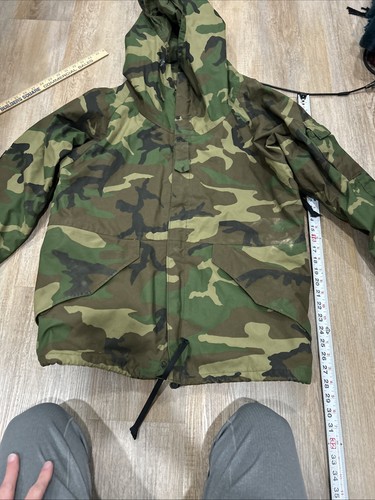 USGI Woodland BDU Camouflage Cold Weather GORETEX Parka Jacket Medium Regular - Picture 5 of 22