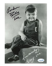 Gordon 'Porky' Lee "The Little Rascals" AUTOGRAPH Signed 'Our Gang' 8x10 Photo