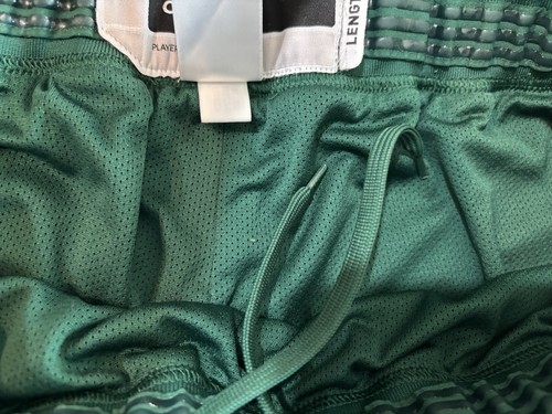 Adidas Miami Hurricanes Basketball Shorts Sample Green Size L +2” Length - Picture 6 of 7