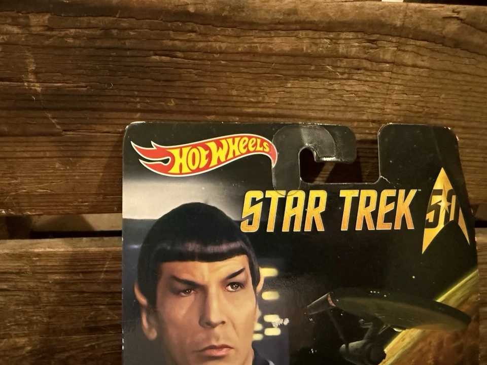 Hot Wheels Star Trek 50 Deco Delivery Mr Spock Real Riders NEW! Read - Image 3 of 4