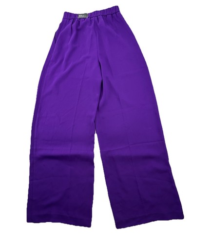 NEU Express Größe 2 Stylist Damenhose weites Bein hohe Taille formell plissiert 45-10 - Bild 3 von 11