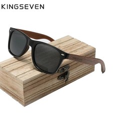 KINGSEVEN Fashion Walnut Sunglasses Men's Wood Polarized Glasses Glasses Handmad