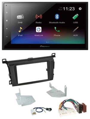 Pioneer USB Bluetooth DAB 2DIN MP3 Autoradio für Toyota RAV 4 (ab 2013) - Bild 1 von 4