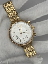 Smartwatch ibrido Fossil FTW5002 oro rosa lunetta cristallo bracciale testato