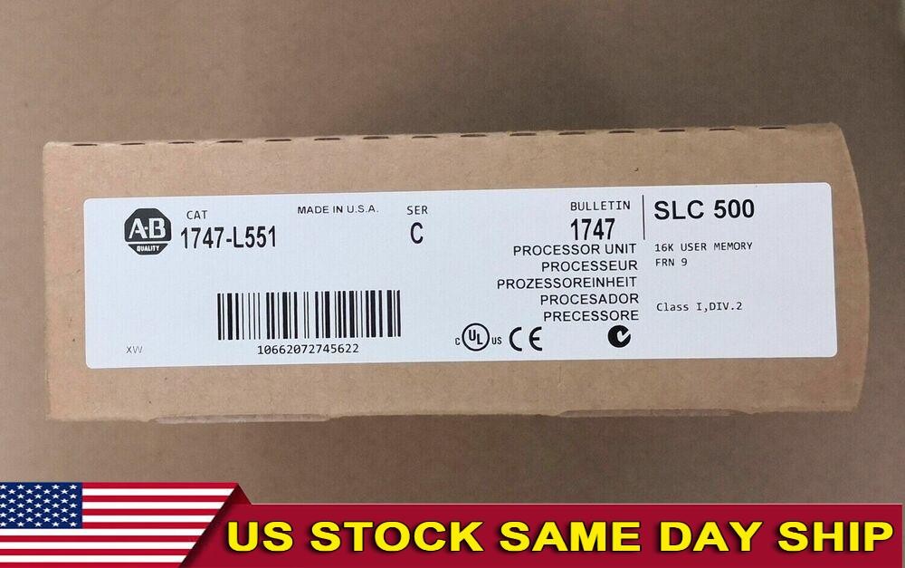 NEW Allen-Bradley 1747-L551 SLC 5/05 CPU Processor Unit Module AB 1747L551 US