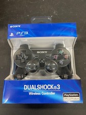 Official Sony PlayStation PS3 DUALSHOCK 3 Controller Black NEW Sealed