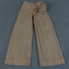 Jesse Kamm Sailor Pants Tan High Waist Organi...
