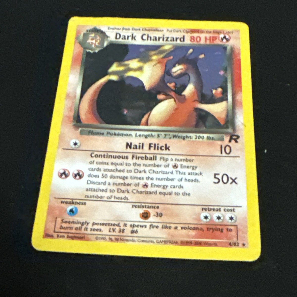Dark Charizard 4/82 Holo Rare Team Rocket Pokémon Card | eBay