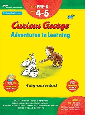 CURIOUS GEORGE ADVENTURES IN LEARNING, PRE-K: STORY-BASED By The Learning VG