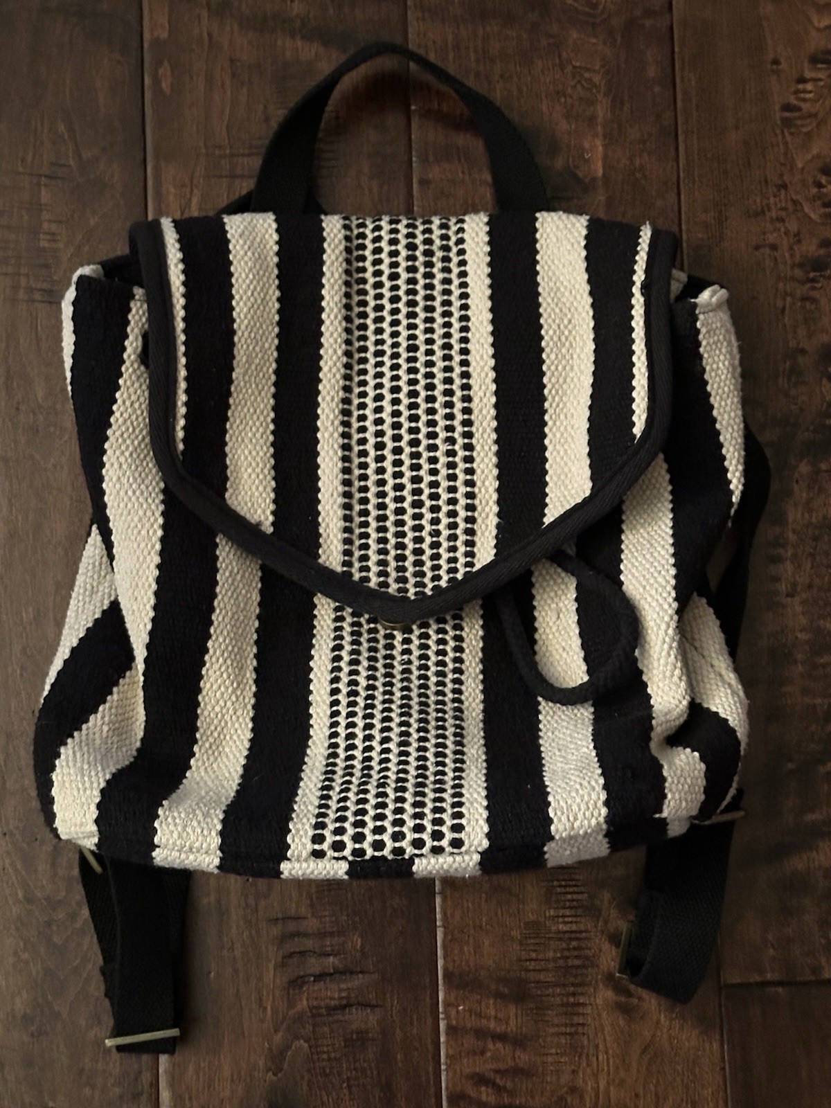Universal Thread Mini Backpack Striped School Tra… - image 1