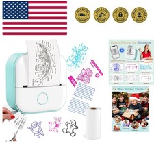 Print Pods Mini Printer - Sticker Printer Mini Thermal Inkless Sticker Maker ...