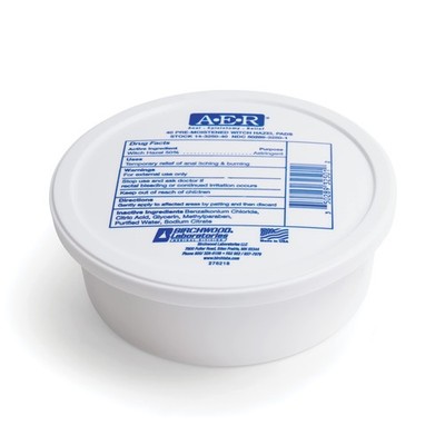 Birchwood Laboratories A-E-R Pre-Moistened Medicated 1 Count (Pack of 40) 
