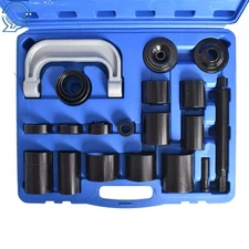 Auto Repair Service Removal Ball Joint Press Tool Kit 21Pcs & Master Adapter Set