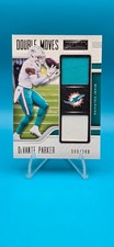 2021 Panini Playbook - Double Moves Relics Devante Parker 080 /149 (MEM)