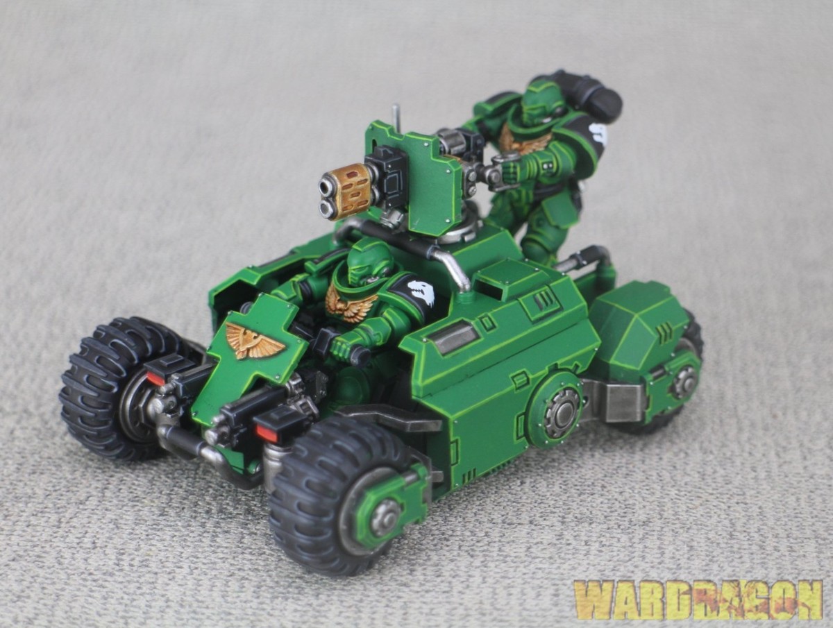 Warhammer 40K WDS painted Salamanders Invader ATV c44 | eBay