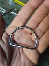 1 1/2" Nickel Steel Heavy Duty D Rings Lot Of 25