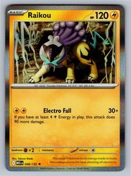 Raikou 048/132 Mega Evolution Holo Rare