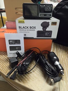 Véhicule de la catégorie noire 4k Ultra HD Dash Cam