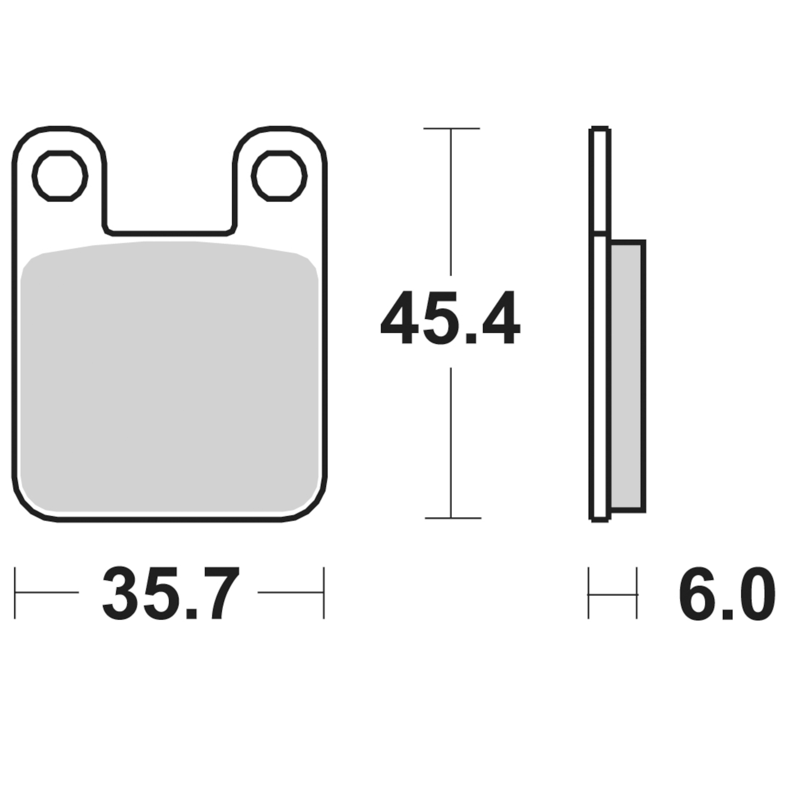 Brake Pads for DERBI FENIX 50 1997-2000 Front Scooter SBS