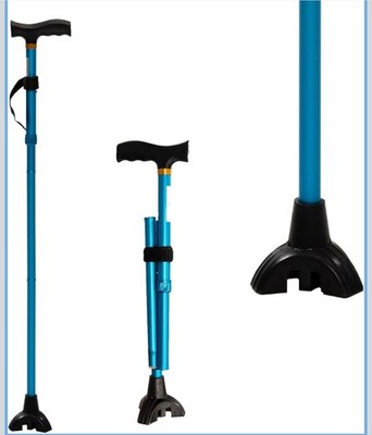 Foldable Walking Cane for Men & Women - Portable Lightweight Cane, Adjustable He