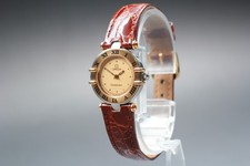 Vintage Omega Constellation Cal.1455 Gold 18k Roman Quartz Women's Watch JAPAN 3