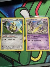 Pokemon TCG Aegislash Holo Drop. 100/160(MP) 62/122 (LP) Both Holo